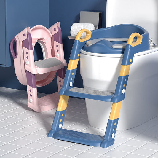 KIDTOILET™ Asiento Escalera De Inodoro Para Niños