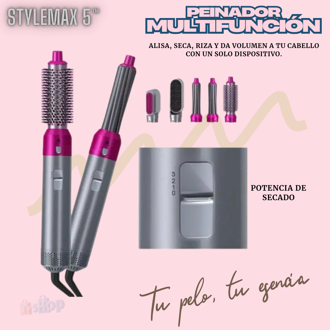 STYLEMAX 5™ Cepillo Secador 5 en 1 Profesional